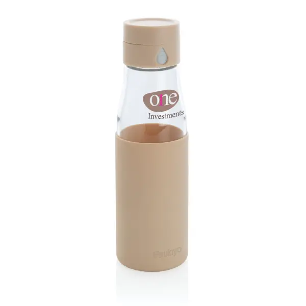 Ukiyo glass hydration tracking bottle with sleeve - Immagine 9