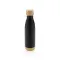 Vacuum stainless steel bottle with bamboo lid and - Anteprima 2