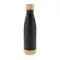 Vacuum stainless steel bottle with bamboo lid and - Anteprima 3