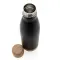Vacuum stainless steel bottle with bamboo lid and - Anteprima 5