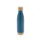 Vacuum stainless steel bottle with bamboo lid and - Anteprima 12