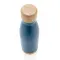 Vacuum stainless steel bottle with bamboo lid and - Anteprima 14