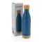 Vacuum stainless steel bottle with bamboo lid and - Anteprima 17