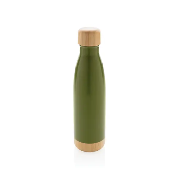Vacuum stainless steel bottle with bamboo lid and - Immagine 22