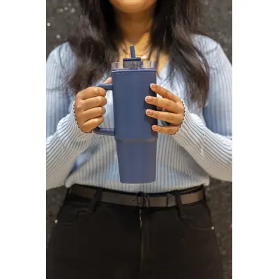 Tazza con manico Tana in plastica riciclata RCS 750ml - Immagine 8