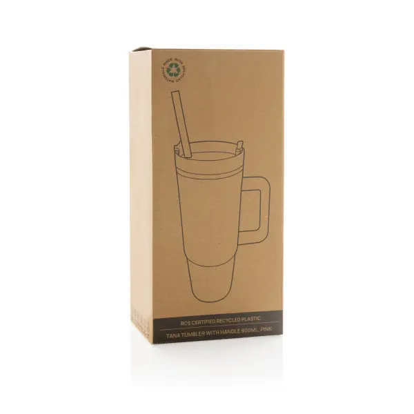 Tazza con manico Tana in plastica riciclata RCS 750ml - Immagine 28