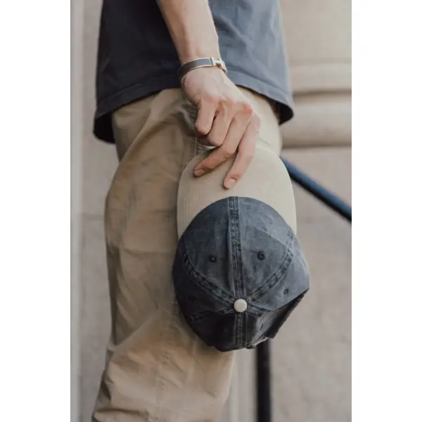 Cappellino BEAU AWARE™ in twill di cotone riciclato 270 gm2 - Immagine 9