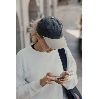 Cappellino BEAU AWARE™ in twill di cotone riciclato 270 gm2 - Immagine 11