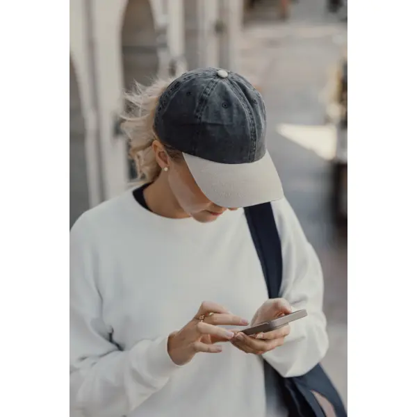 Cappellino BEAU AWARE™ in twill di cotone riciclato 270 gm2 - Immagine 11