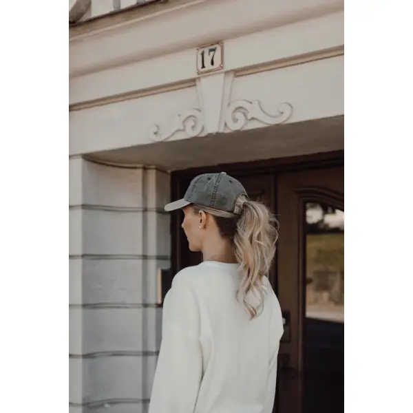 Cappellino BEAU AWARE™ in twill di cotone riciclato 270 gm2 - Immagine 21