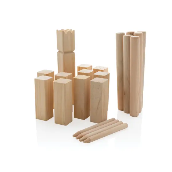 Set kubb personalizzabile in legno - Immagine 1