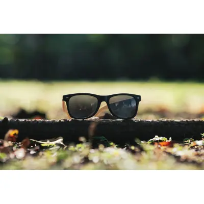 Occhiali da sole in PC riciclato RCS e bamboo - Immagine 7