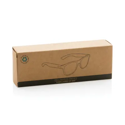 Occhiali da sole in PC riciclato RCS e bamboo - Immagine 5