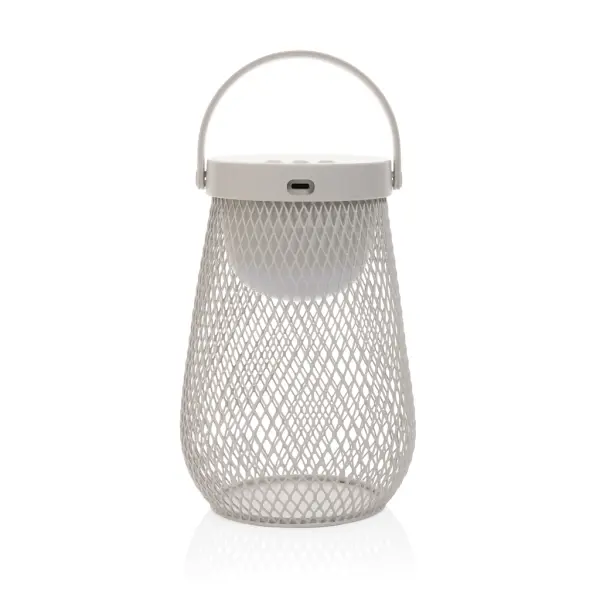 Aurora RCS recycled plastic USB rechargeable table lamp - Immagine 3