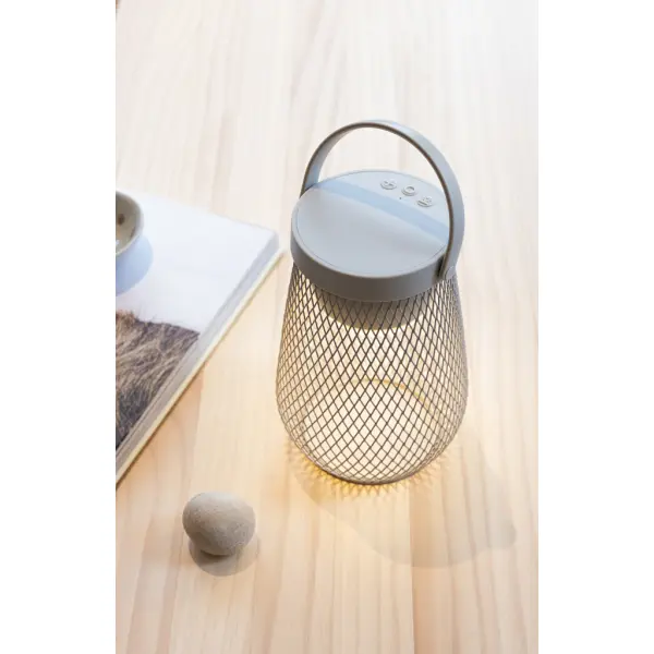 Aurora RCS recycled plastic USB rechargeable table lamp - Immagine 10
