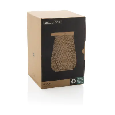 Aurora RCS recycled plastic USB rechargeable table lamp - Immagine 6