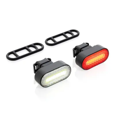 Lumino RCS rPlastic USB rechargeable bike light set - Immagine 2