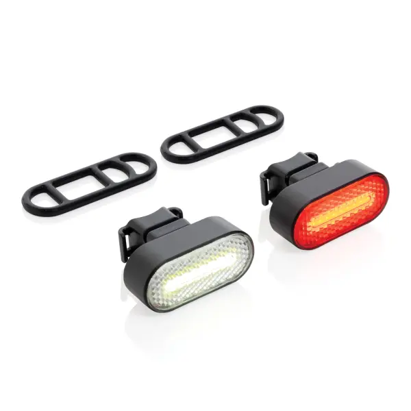 Lumino RCS rPlastic USB rechargeable bike light set - Immagine 2