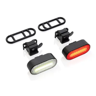 Lumino RCS rPlastic USB rechargeable bike light set - Immagine 3