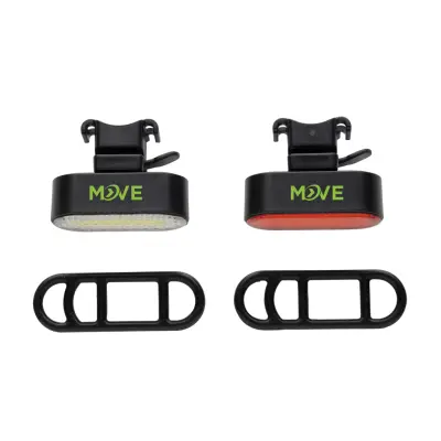Lumino RCS rPlastic USB rechargeable bike light set - Immagine 7