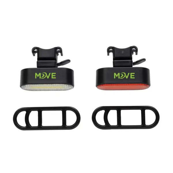 Lumino RCS rPlastic USB rechargeable bike light set - Immagine 7