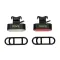 Lumino RCS rPlastic USB rechargeable bike light set - Anteprima 7