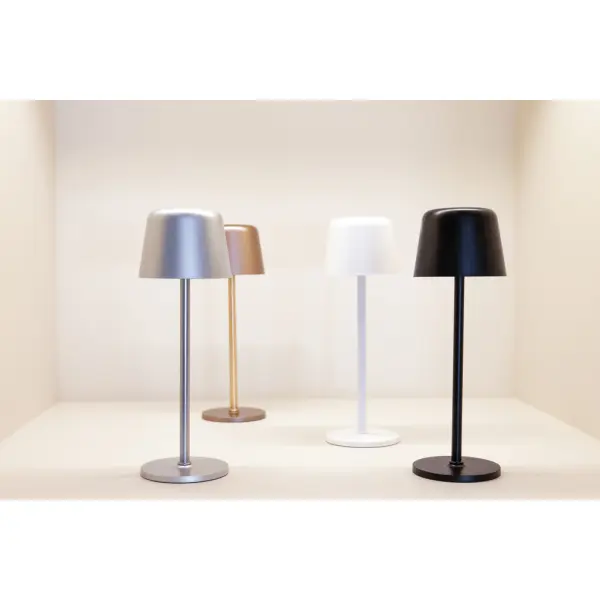 Lampada USB ricaricabile da tavolo Zenic in rPlastica RCS - Immagine 13