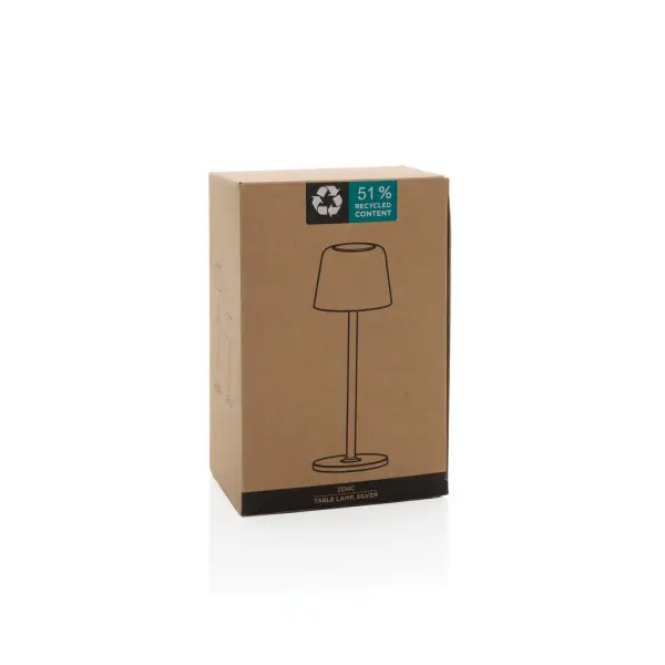 Lampada USB ricaricabile da tavolo Zenic in rPlastica RCS - Immagine 21