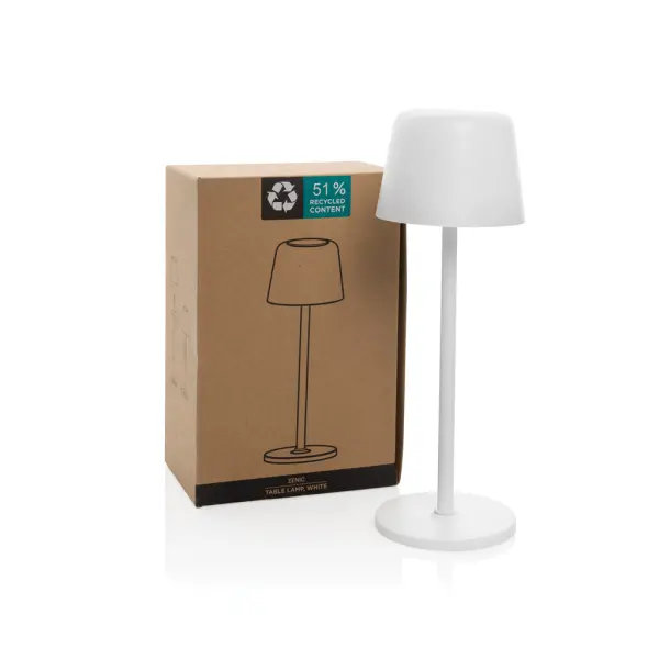 Lampada USB ricaricabile da tavolo Zenic in rPlastica RCS - Immagine 32