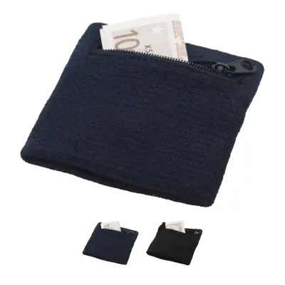 Polsino Brisky con tasca zip personalizzato porta monete con zip
