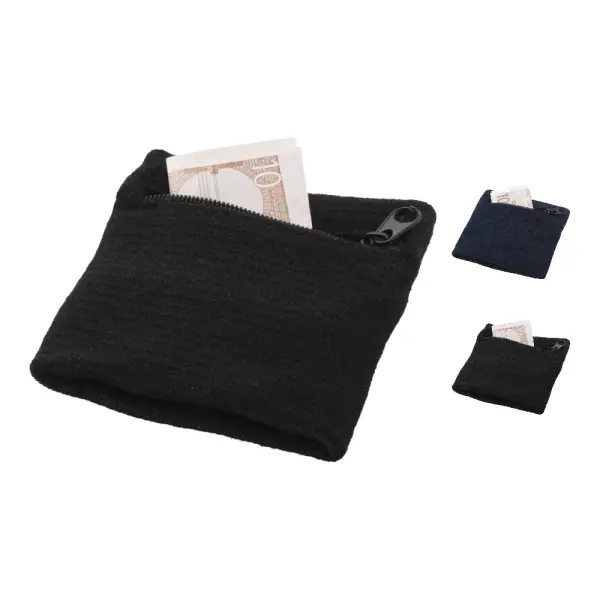 Polsino Brisky con tasca zip personalizzato porta monete con zip - Immagine 1