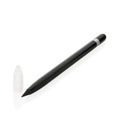 Penna senza inchiostro in alluminio con gomma - Immagine 2