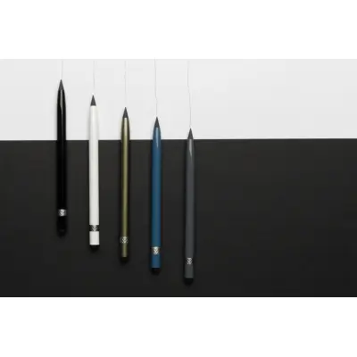 Penna senza inchiostro in alluminio con gomma - Immagine 21