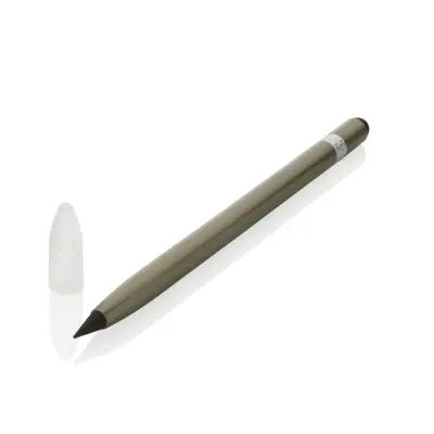Penna senza inchiostro in alluminio con gomma - Immagine 22