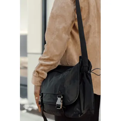 Borsa porta PC 15,6" KENTO URBAN in nylon RCS con stampa - Immagine 7