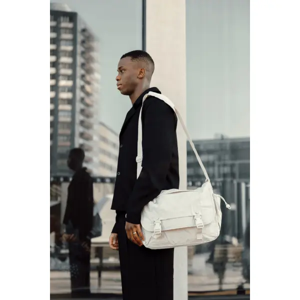 Borsa porta PC 15,6" KENTO URBAN in nylon RCS con stampa - Immagine 19