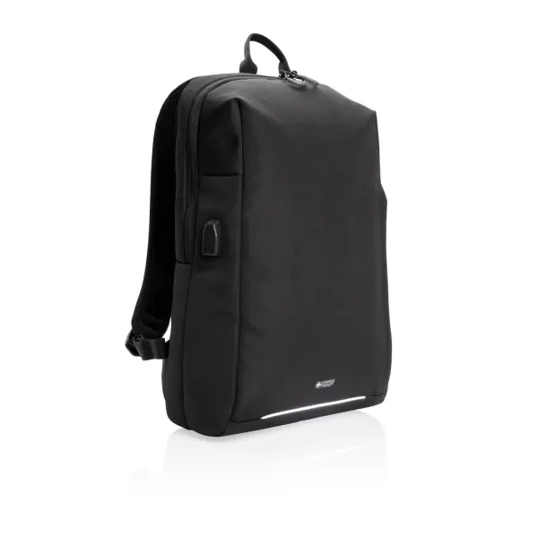 Swiss Peak AWARE RFID and USB A laptop backpack - Immagine 1