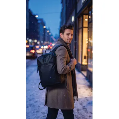 Zaino porta PC 16" OSLO RCS Swiss Peak con stampa - Immagine 12