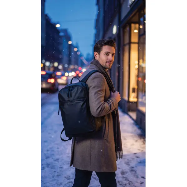 Zaino porta PC 16" OSLO RCS Swiss Peak con stampa - Immagine 12