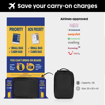 Zaino da viaggio Ace Free On Board in rPET Aware™ - Immagine 9