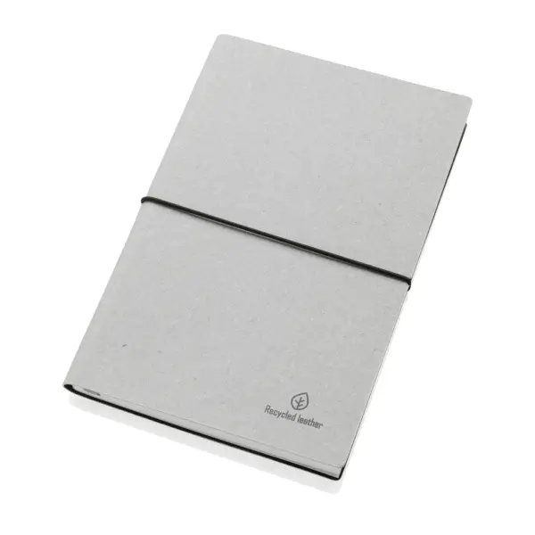Taccuino A5 in pelle riciclata GRS - Immagine 4