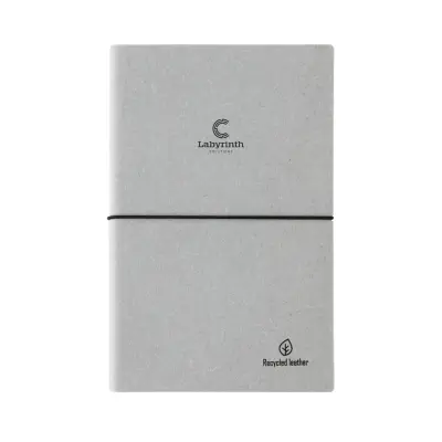Taccuino A5 in pelle riciclata GRS - Immagine 8