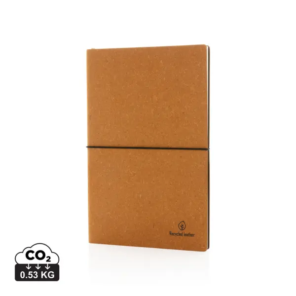 Taccuino A5 in pelle riciclata GRS - Immagine 25