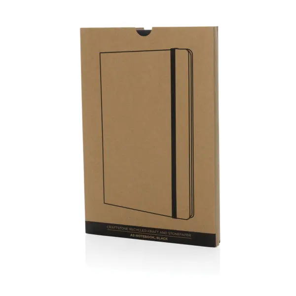 Taccuino A5 crafstone in carta kraft e pietra riciclati - Immagine 7