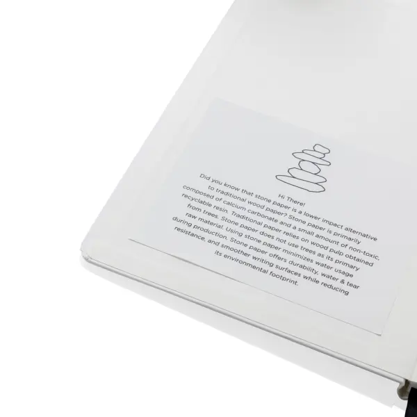 Taccuino A5 crafstone in carta kraft e pietra riciclati - Immagine 15