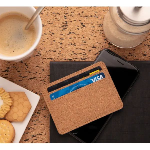 Porta carte di credito RFID in sughero - Immagine 12