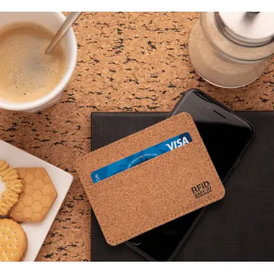Porta carte di credito RFID in sughero - Immagine 13