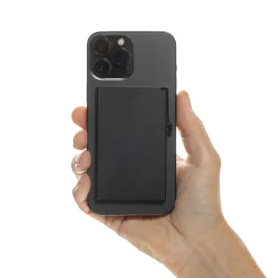 Porta carte magnetico RFID in alluminio per smartphone - Immagine 8