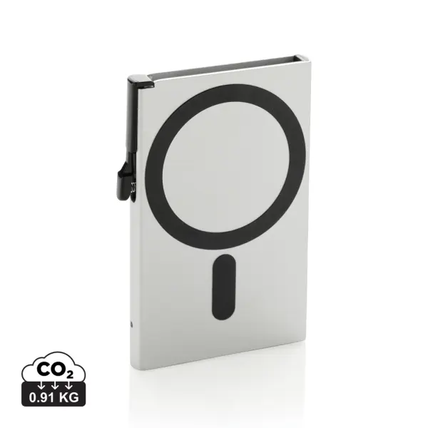 Porta carte magnetico RFID in alluminio per smartphone - Immagine 12