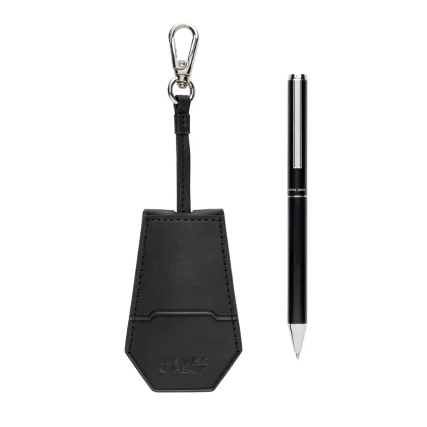 Set portachiavi e penna SP TULA in PU riciclato RCS - Immagine 2